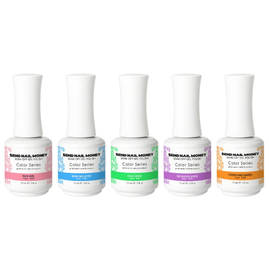 cash only collection - gel polish